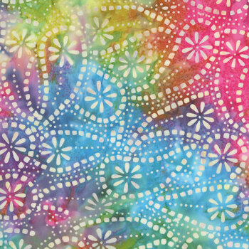 Paradise Batiks 4391-36 Rainbow by Moda Fabrics