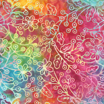 Paradise Batiks 4391-41 Rainbow by Moda Fabrics