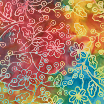 Paradise Batiks 4391-41 Rainbow by Moda Fabrics
