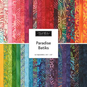 Paradise Batiks  Layer Cake by Moda Fabrics - RESERVE