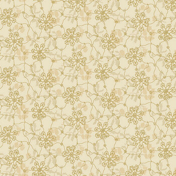 Eleni A-10734-L Entwine Alabaster by Laundry Basket Quilts for Andover Fabrics