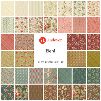 Eleni  Fat Quarter Bundle Laundry Basket Quilts for Andover Fabrics