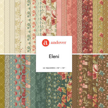 Eleni  10" Squares Laundry Basket Quilts for Andover Fabrics