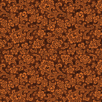 Nocturne A-10752-O Mourning Lace Jack O Lantern by Andover Fabrics