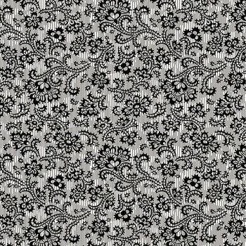 Nocturne A-10752-K Mourning Lace Noir by Andover Fabrics