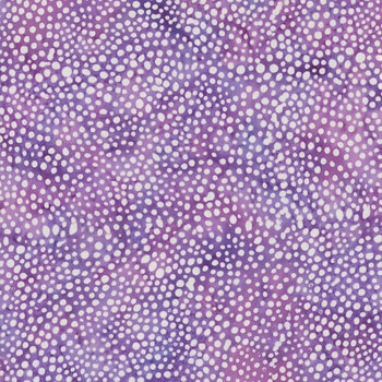 Pixie Patch 112623425 Dots Purple Heather by Jerry Khiev for Island Batik