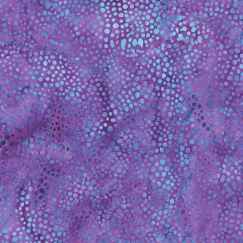 Pixie Patch 112623430 Dots Purple Jelly by Jerry Khiev for Island Batik