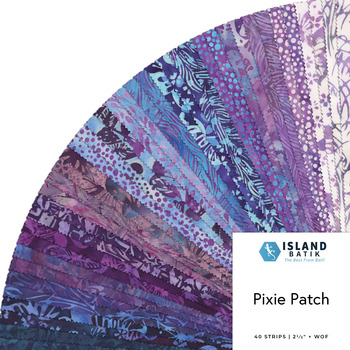 Pixie Patch  2.5" Strip Pack Jerry Khiev for Island Batik