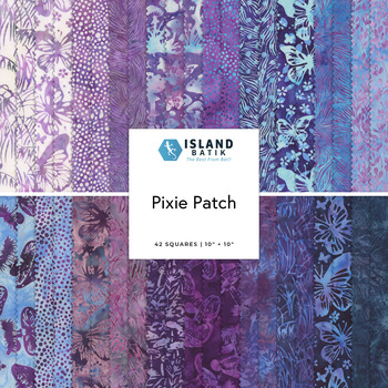 Pixie Patch  10" Stack Jerry Khiev for Island Batik