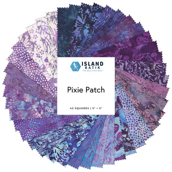Pixie Patch  5" Squares Jerry Khiev for Island Batik