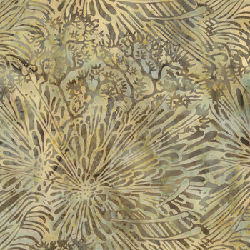 Coastal Current 112640067 Coral Brown Toast by Jerry Khiev for Island Batik