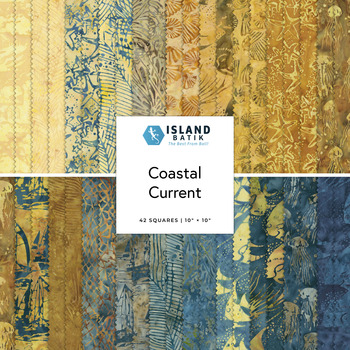 Coastal Current  10" Stack Jerry Khiev for Island Batik