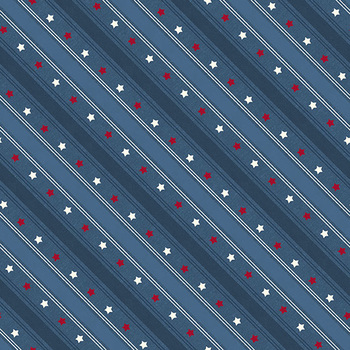 Freedom and Glory 30121-434 Stars and Stripes Navy by Beth Grove for Wilmington Prints