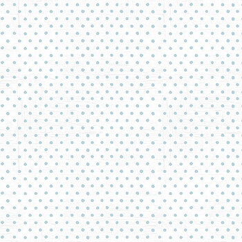 Blossom Blues 46109-194 Polka Dots White by Silvi Vassileva for Wilmington Prints