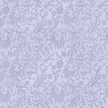 Fleur Amour 33953-660 Damask Purple by Nancy Mink for Wilmington Prints