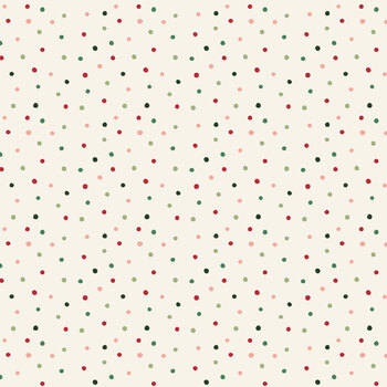 Letters to Santa 55786-4 Snowballs White by Jennifer Moore for Windham Fabrics