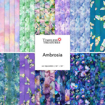 Ambrosia  10" Squares by Timeless Treasures Fabrics