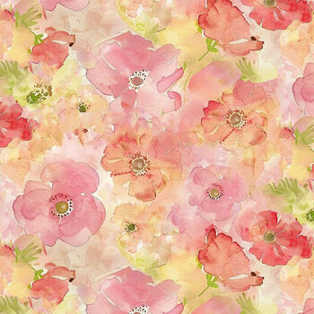 Garden Wish FLORA-CD4686 Packed Floral Sorbet by Timeless Treasures Fabrics