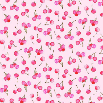 Berry Bliss FRUIT-CD4632 Tossed Cherries Cherry by Timeless Treasures Fabrics