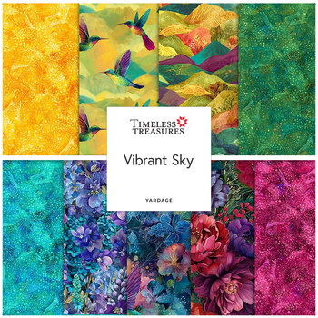 Vibrant Sky  Yardage by Timeless Treasures Fabrics
