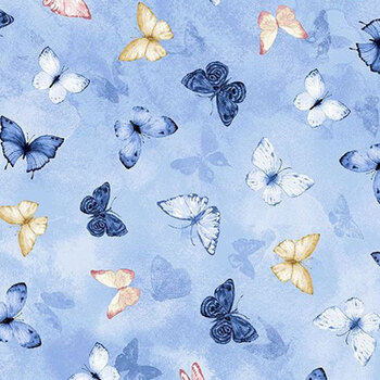 Sapphire SAPPHIRE-CD4668 Flying Butterflies Breeze by Chong-A Hwang for Timeless Treasures Fabrics