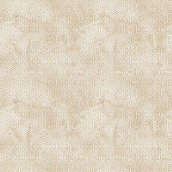 Sapphire SAPPHIRE-CD4673 Geo Paperwall Floral Taupe by Chong-A Hwang for Timeless Treasures Fabrics