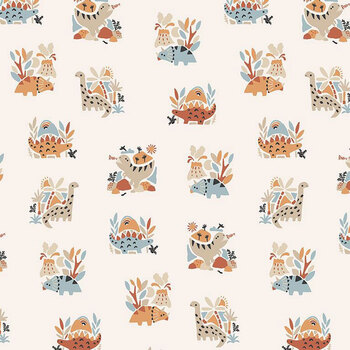 Slate to the Party STELLA-D3814 Jurassic Jungle Egret by Dear Stella Designs
