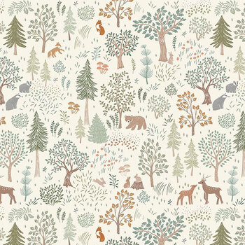 Timber & Tail STELLA-D3849 Timber & Tail Cream by Dear Stella Designs