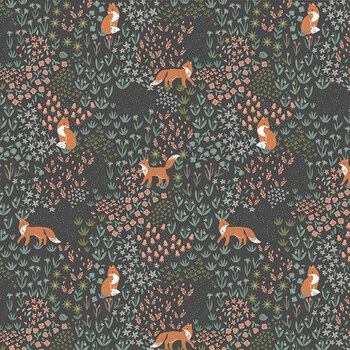 Timber & Tail STELLA-D3853 Tail Me About It Charcoal by Dear Stella Designs