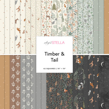 Timber & Tail  10" Squares by Dear Stella Designs