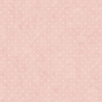 Nottingham Rose W105-058-551 Dots Pink by Susan Winget for White Owl Textiles
