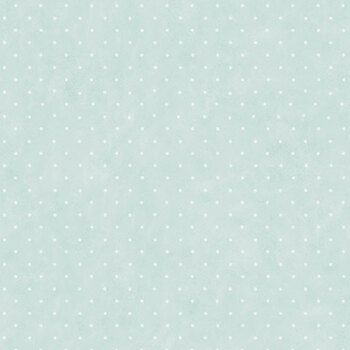 Nottingham Rose W105-058-771 Dots Teal by Susan Winget for White Owl Textiles