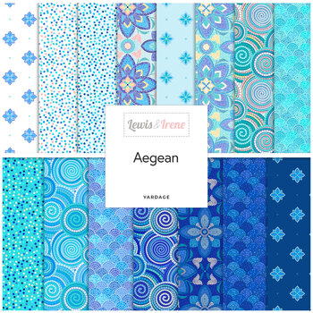 Aegean  Yardage by Lewis & Irene