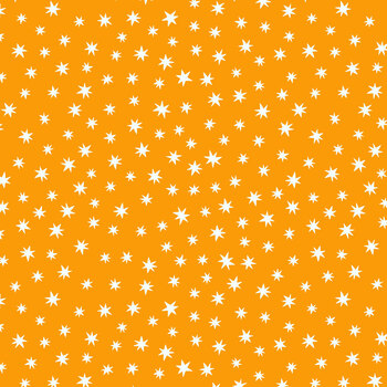 Haunted Hollow L113A Stars on Light Orange by Lewis & Irene
