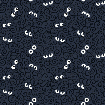 Haunted Hollow L115C Eyes on You Midnight Blue by Lewis & Irene
