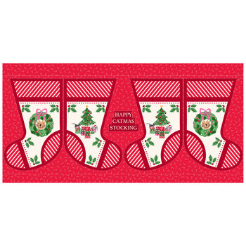 The Purrfect Christmas Chapter 164 Stocking Panel by Lewis & Irene