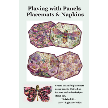 Playing with Panels Placemats & Napkins Pattern - PDF Download