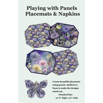 Playing with Panels Placemats & Napkins Pattern - PDF Download