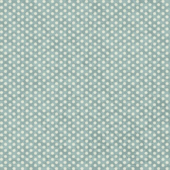 Botanical Tea W130-053-771 Lemon Dots Teal by Graphic 45 for White Owl Textiles