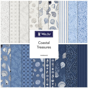 Coastal Treasures  Yardage by Nicole Tamarin for White Owl Textiles