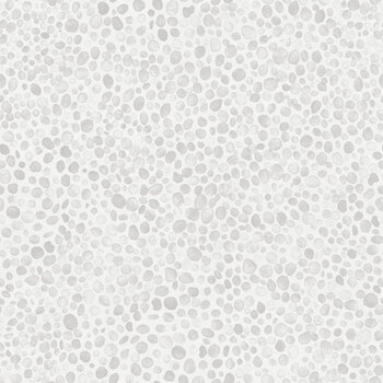 Coastal Treasures W100-042-119 Pebbles Ivory by Nicole Tamarin for White Owl Textiles