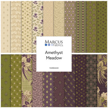 Amethyst Meadow  Yardage by Paula Barnes for Marcus Fabrics