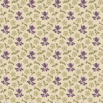 Amethyst Meadow R222166D Floret Multi by Paula Barnes for Marcus Fabrics