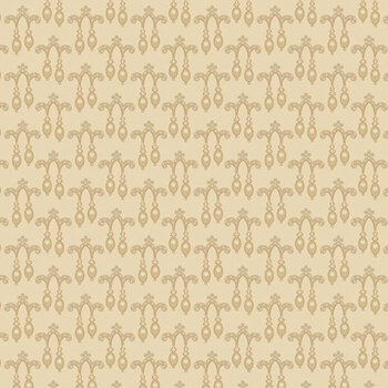 Amethyst Meadow R222170D Baubles Cream by Paula Barnes for Marcus Fabrics