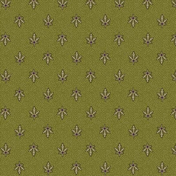 Amethyst Meadow R222173D Ferns Green by Paula Barnes for Marcus Fabrics