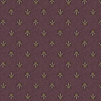 Amethyst Meadow R222173D Ferns Purple by Paula Barnes for Marcus Fabrics
