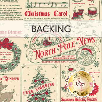  Holiday Cheer Panel Quilt Kit Backing - RESERVE