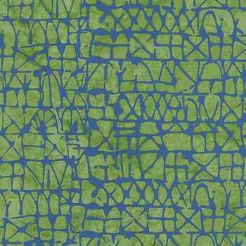 Moody Mod: Part 2 757Q-10 Graphik Klee Tea Leaf by Marcia Derse for Anthology Fabrics
