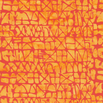 Moody Mod: Part 2 757Q-14 Graphik Klee Sunrise by Marcia Derse for Anthology Fabrics