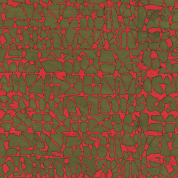 Moody Mod: Part 2 757Q-15 Graphik Klee Heirloom Tomato by Marcia Derse for Anthology Fabrics